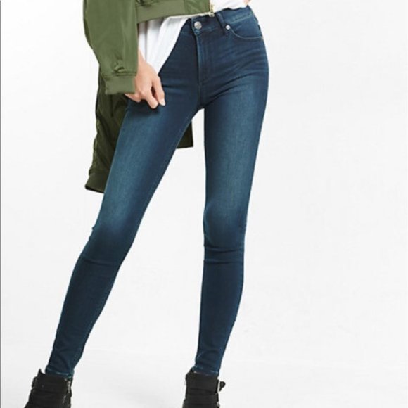 Express Supersoft High Rise Legging Jeans
